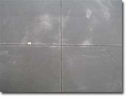 Photo of expansion joints in the surface of the concrete slab.