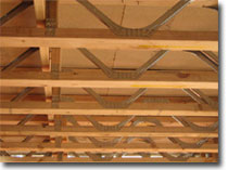 Photo of long span engineered timber products.