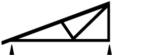 Diagram of a creeper truss.