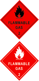 Label for Dangerous Goods Class 2.1