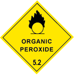 Label for Dangerous Goods Class 5.2