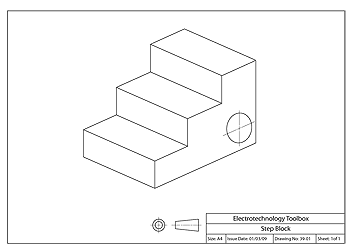 Example isometric projection diagram