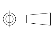 Image showing third angle projection symbol