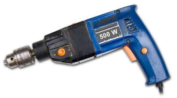 Photo of a portable power drill