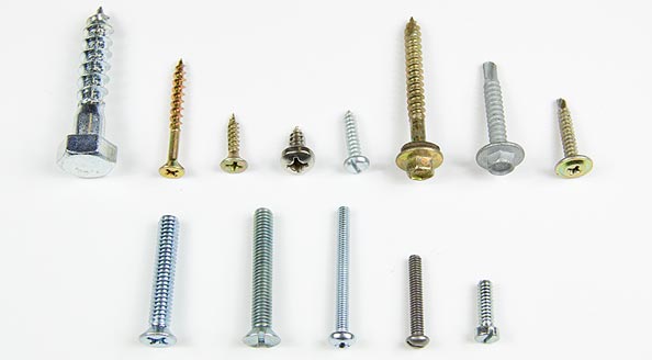 Image of a selection of screws