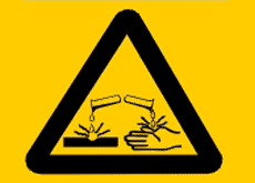 Image showing hazard symbol for acid