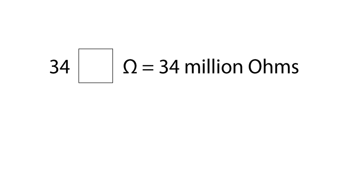 34 million ohms image