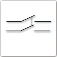 Graphic of an electrical symbol