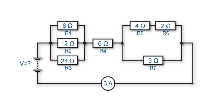 Series parallel circuit diagram