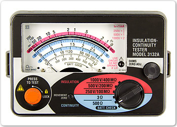 Image of a Kyoritsu insulation tester