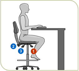 Seat height adjustment demonstration